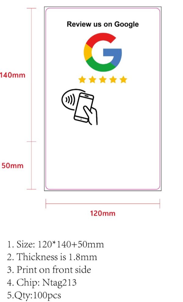 Google Review NFC Stand - Image 3